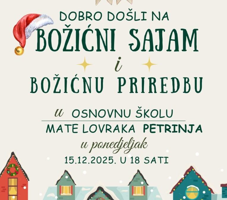 BOŽIĆNI SAJAM I BOŽIĆNA PRIREDBA