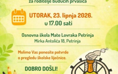 Poziv na roditeljski sastanak roditelja prvašića