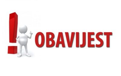 Obavijest!